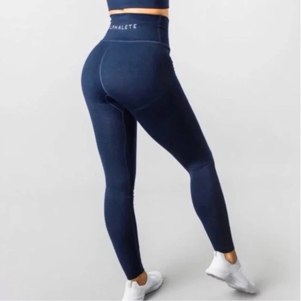 Alphalete Navy Blue Revival R6 Leggings